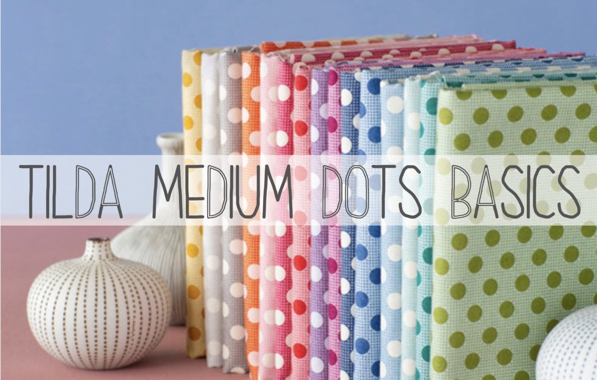 Tilda Basics Medium Dots Fat Quarter Bundle