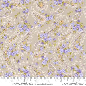 Georgia - Floral Paisley - Stone