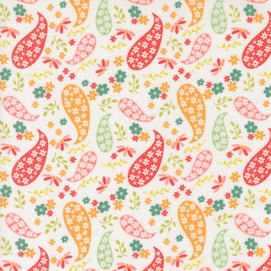 Raspberry Summer - Paisley - Cloud