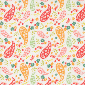 Raspberry Summer - Paisley - Cloud