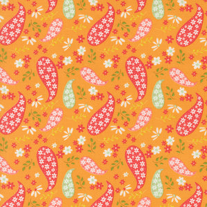 Raspberry Summer - Paisley - Apricot