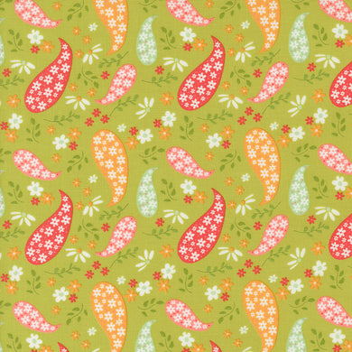 Raspberry Summer - Paisley - Lime