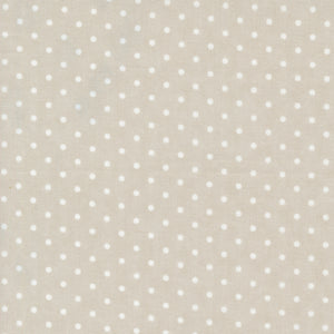 3 Sisters Vintage Linens - Perfect Dots - Silver