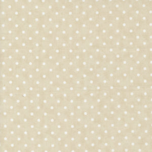 3 Sisters Vintage Linens - Perfect Dots - Taupe