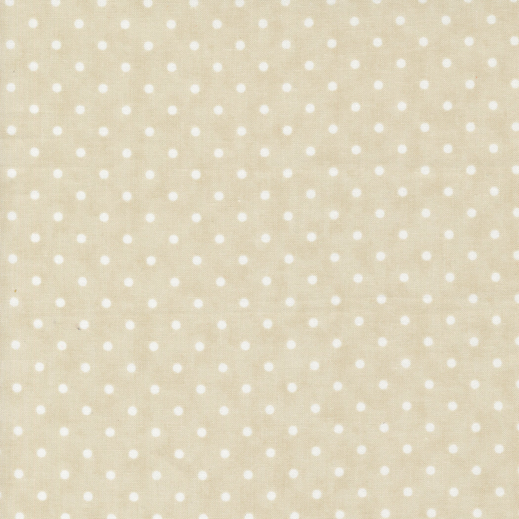 3 Sisters Vintage Linens - Perfect Dots - Taupe