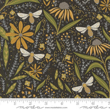 Load image into Gallery viewer, Bee Garden - Floral Bees Black