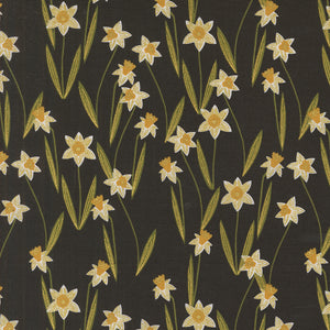 Bee Garden - Daffodils Black Metallic