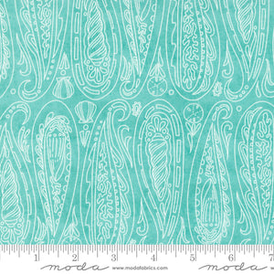 Serena Shores - Paisley Shells Aqua