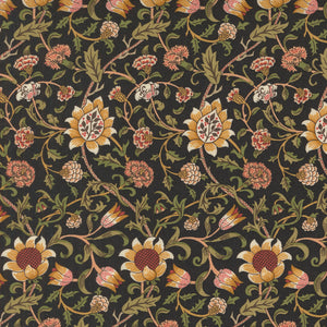 Morris Manor - Evenlode Florals - Ebony