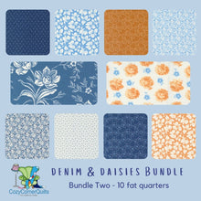 Load image into Gallery viewer, Denim &amp; Daisies - Bundle Two - 10 Fat Quarters