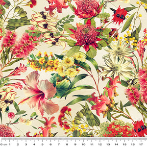 Aussie Florals Cream