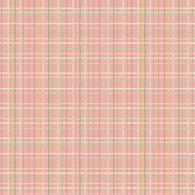 Love Me More - Plaid in Coral