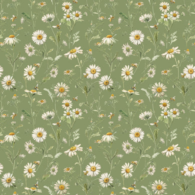 Love Me More - Daisies in Green