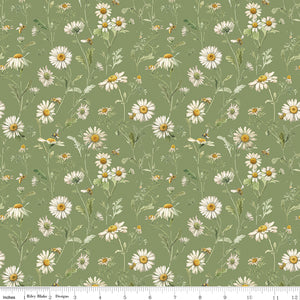 Love Me More - Daisies in Green