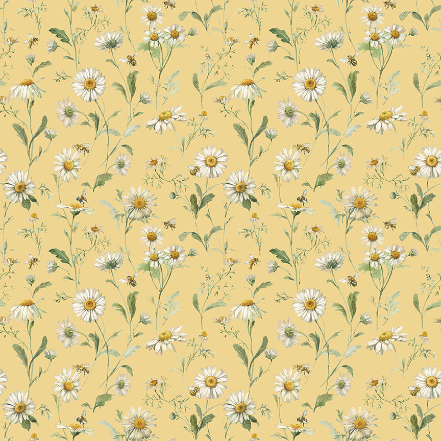 Love Me More - Daisies in Yellow