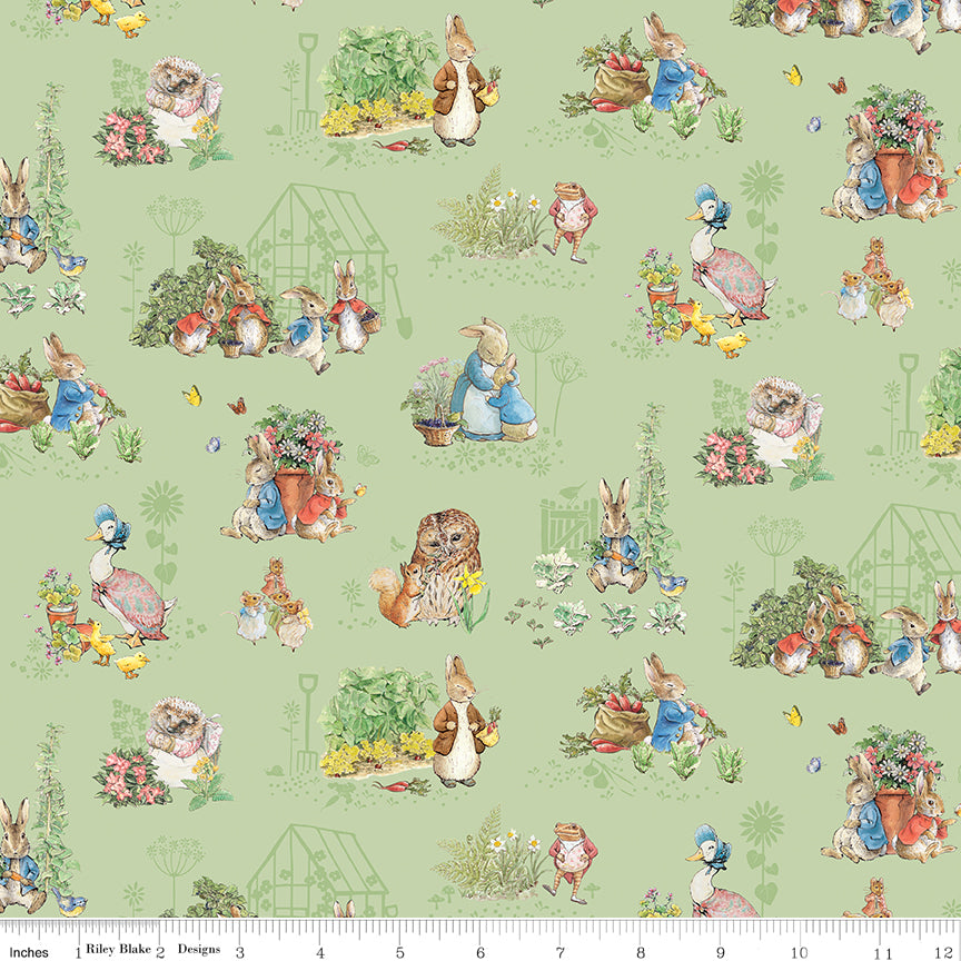 Peter Rabbit & Friends - All Over Fern