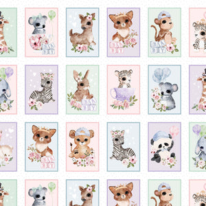 Animal Babies Vignettes Multi