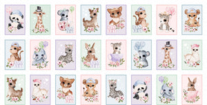 Animal Babies Vignettes Multi