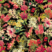 Load image into Gallery viewer, Aussie Florals Black