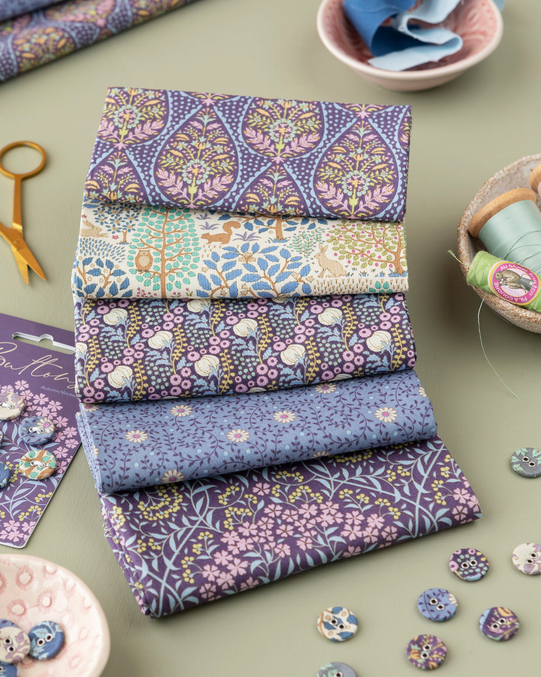 Sanctuary Fat Quarter Bundle - Blues