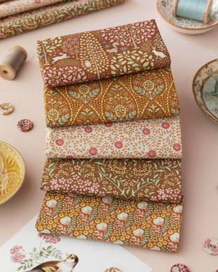 Sanctuary Fat Quarter Bundle - Caramel/Ochre