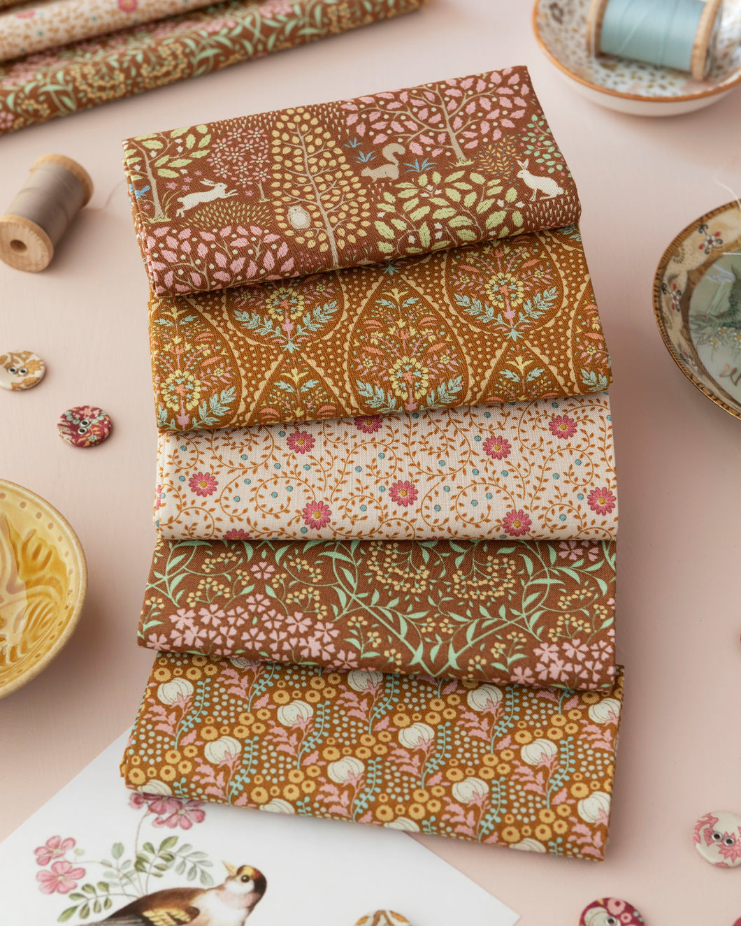 Sanctuary Fat Quarter Bundle - Caramel