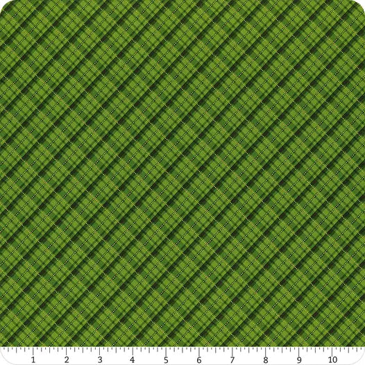 Holiday Charms - Christmas Plaid Green