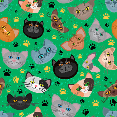 Pawesome Buddies - Cats Green