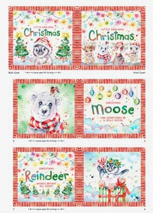 Little Darlings Christmas Soft Book Panel