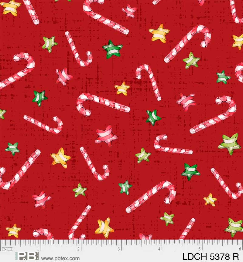 Little Darlings Christmas - Candy Cane Toss - Red