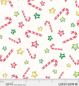 Little Darlings Christmas - Candy Cane Toss - White