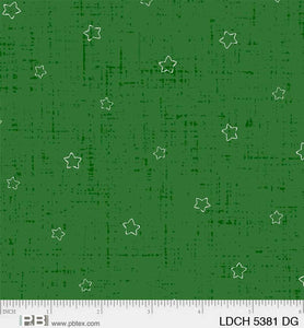 Little Darlings Christmas - Stars - Dark Green