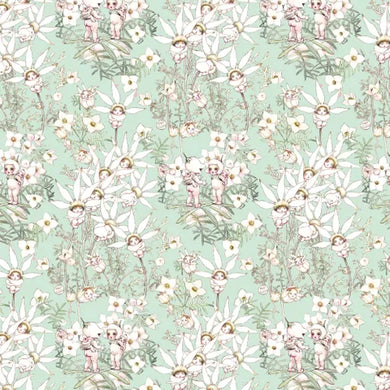 May Gibbs - Pastel Flowers Mint