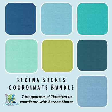 Serena Shores Coordinates - Fat Quarter Bundle – 7 Pieces