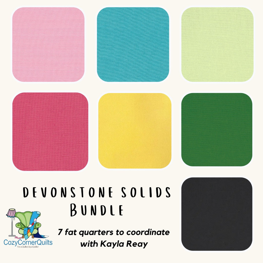 Solids Fat Quarter Bundle for the Kayla Reay Collection