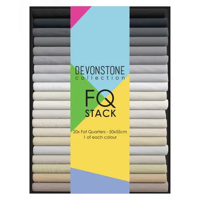 Devonstone Fat Quarter Stack in Neutrals - 20 pieces