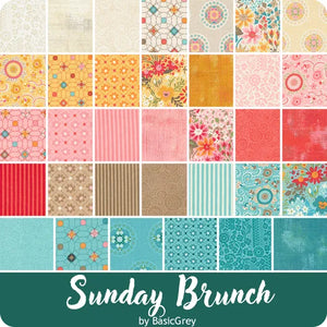 Moda's Sunday Brunch - 2.5 inch Jelly Roll - 40 pieces