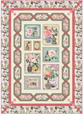 Vintage Perfumery - A La Rosa Quilt Kit