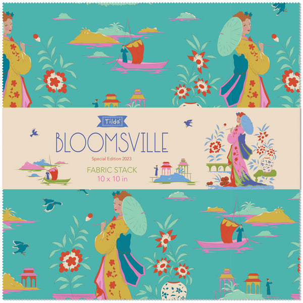 Tilda Fabric - Bloomsville - Flowertangle Mustard